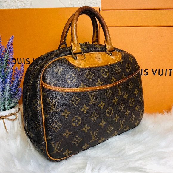🎈Auth Louis Vuitton Monogram Trouville Tote Bag🎁 - Picture 4 of 16